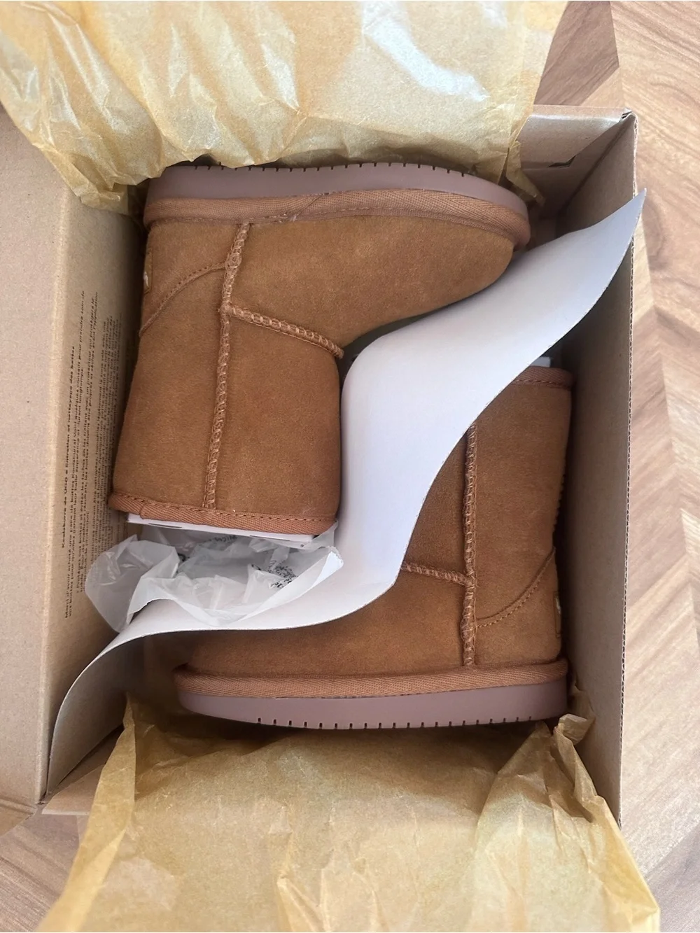 Koolaburra by Ugg NEW Koola short boots chestnut brown toddler girls 6